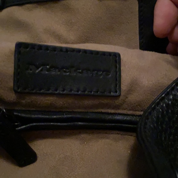 Genuine leather black Mackage backpack/ bag. - Picture 6 of 10